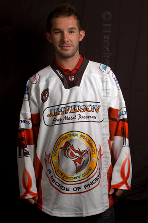 James Neil in the 2012-2013 Phoenix Home Shirt