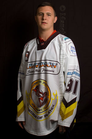 Andy McKinney in the 2012-2013 Phoenix Home Cup shirt