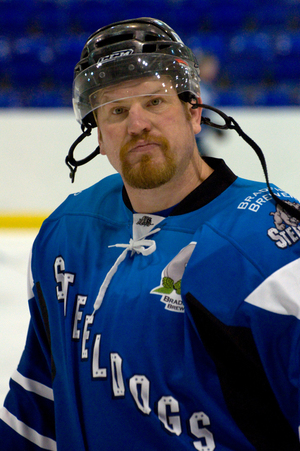 Steeldogs player coach Andre Payete
