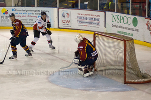 Michal Psurny fires the puck into the top corner