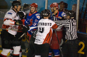 Tempers boil over behind the Phoenix net