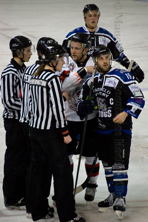 Discussing the calls with the officials