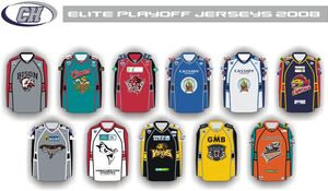 Elite League play-off shirts 2008