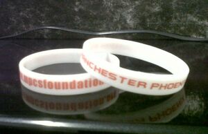 Manchester Phoenix Community Foundation wristbands
