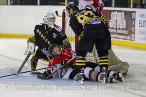 Andy McKinney takes a breather in the Bracknell crease
