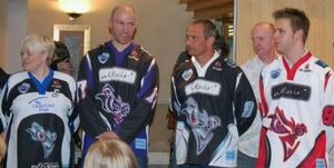 Shirt Launch 2008: all the shirts being modelled